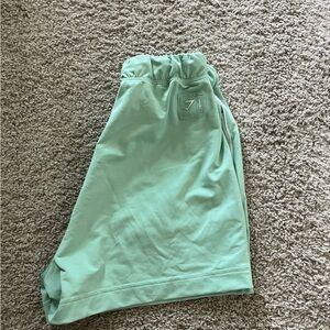 Gymshark Mint Green Athletic Shorts